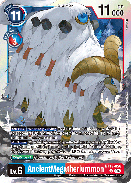 AncientMegatheriummon, BT18-028