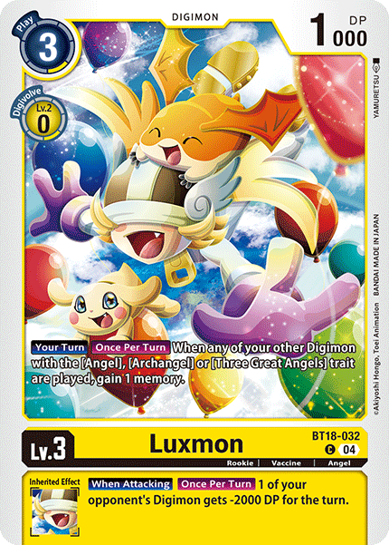 Luxmon, BT18-032