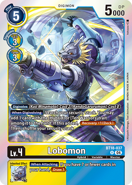 Lobomon, BT18-037