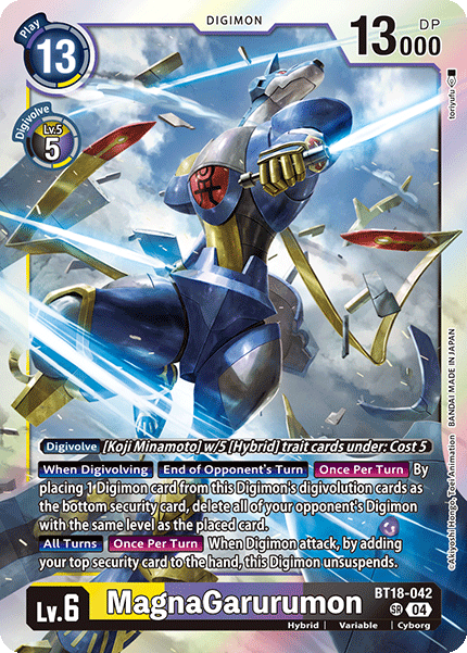 MagnaGarurumon, BT18-042