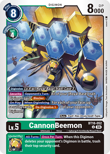 CannonBeemon, BT18-052