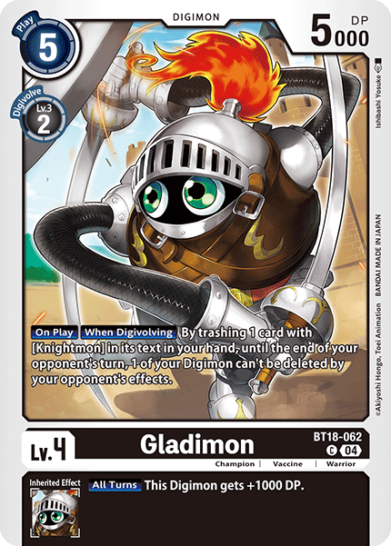 Gladimon, BT18-062
