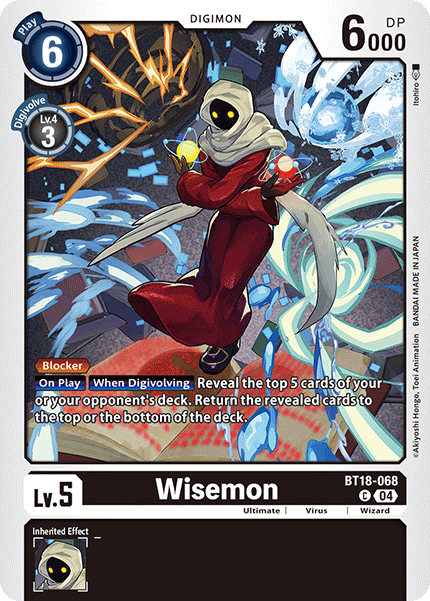 Wisemon, BT18-068