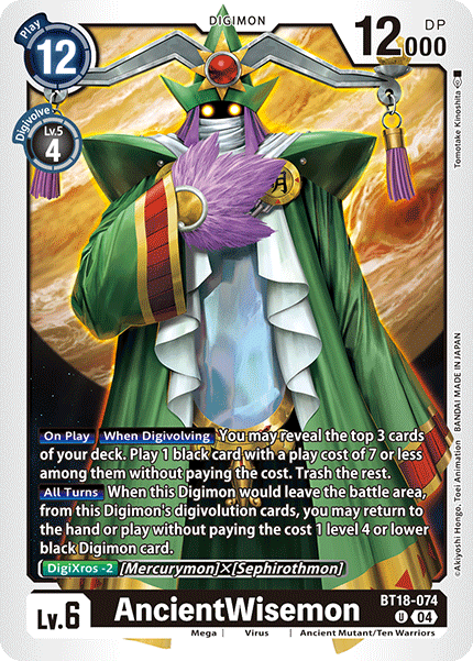 AncientWisemon, BT18-074