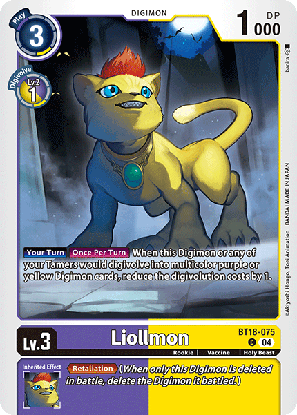 Liollmon, BT18-075