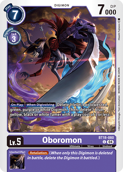 Oboromon, BT18-080