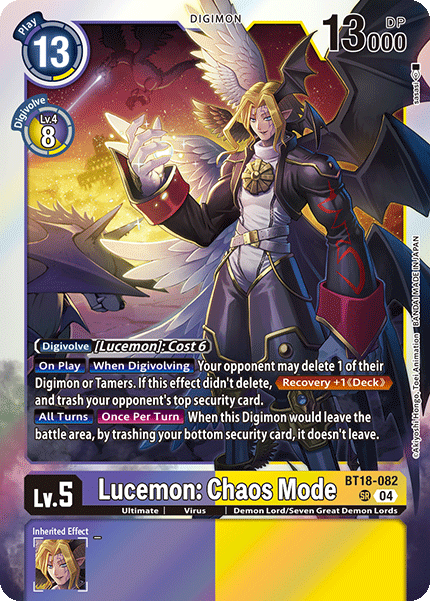Lucemon: Chaos Mode, BT18-082
