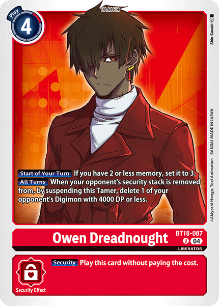 Owen Dreadnought, BT18-087