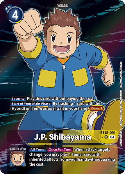 J.P. Shibayama, BT18-091-p1