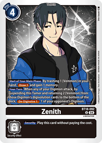 Zenith, BT18-092