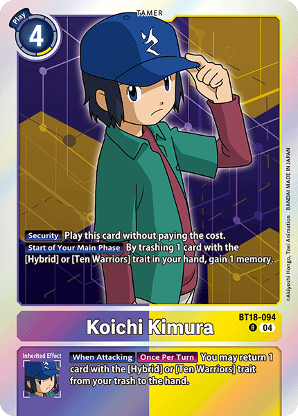 Koichi Kimura, BT18-094