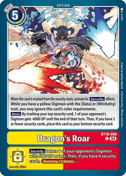 Dragon's Roar, BT18-098