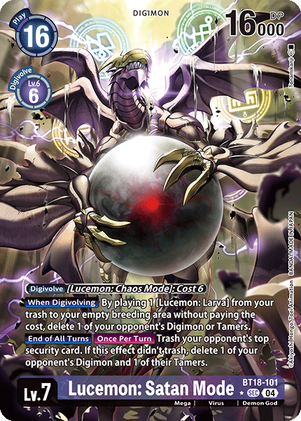 Lucemon: Satan Mode, BT18-101-p1