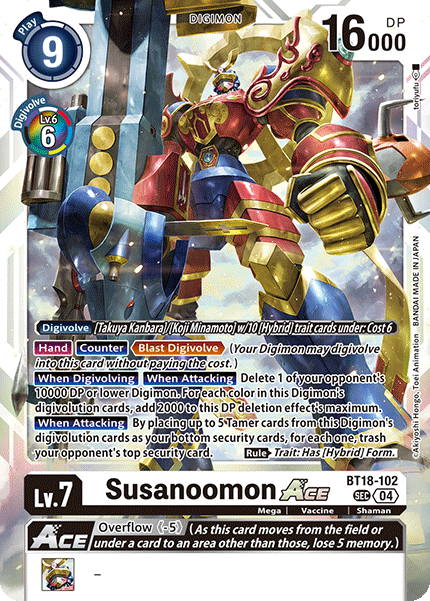 Susanoomon ACE, BT18-102