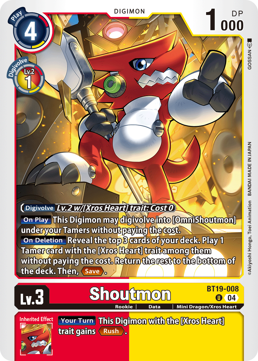 Shoutmon, BT19-008