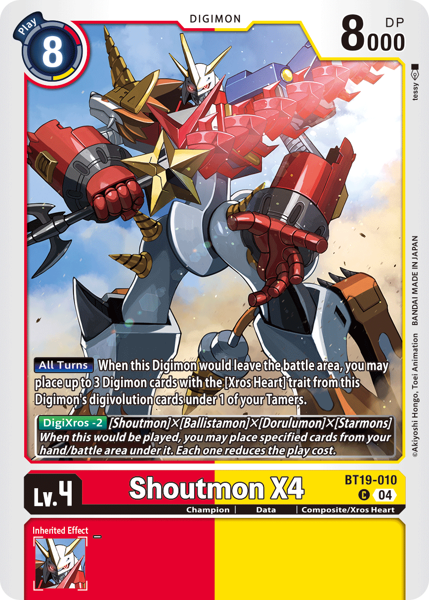 Shoutmon X4, BT19-010