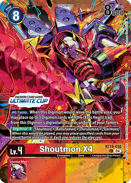 Shoutmon X4, BT19-010-p1