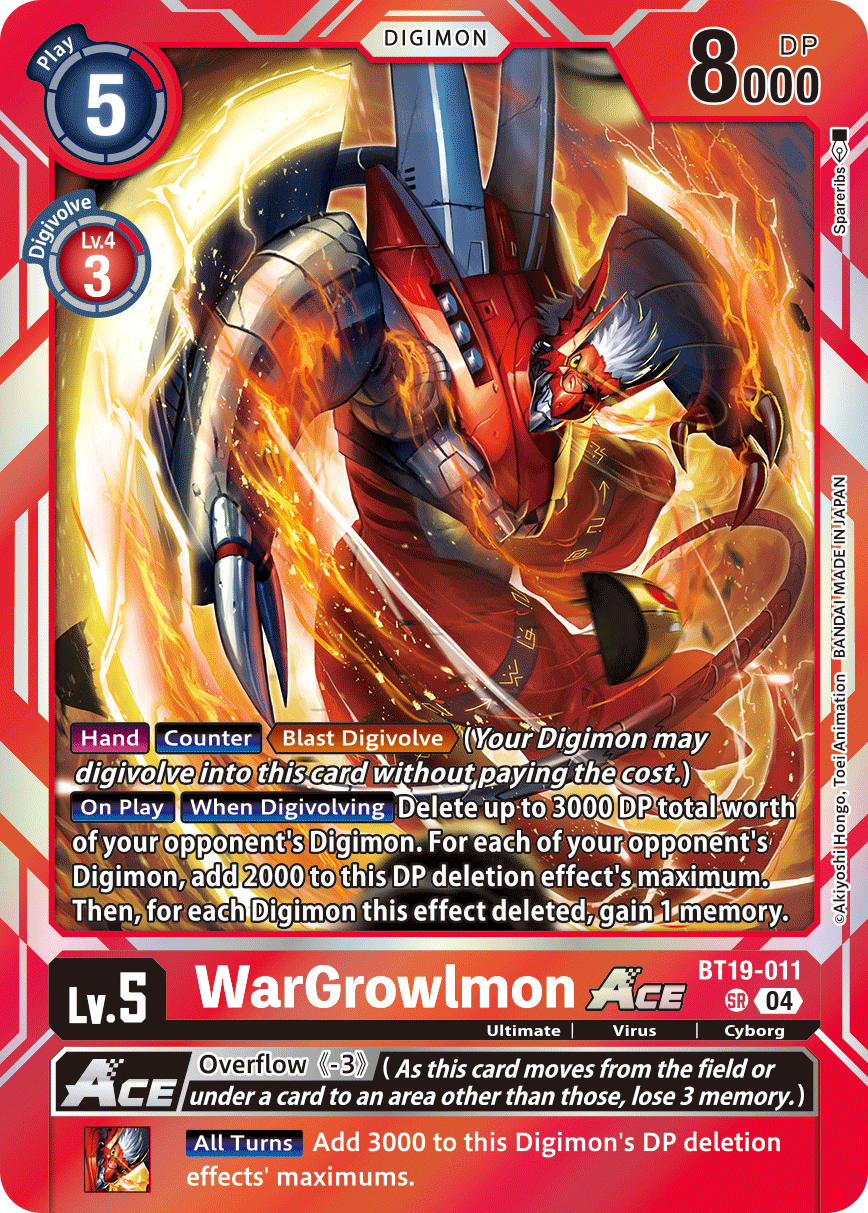 WarGrowlmon ACE, BT19-011