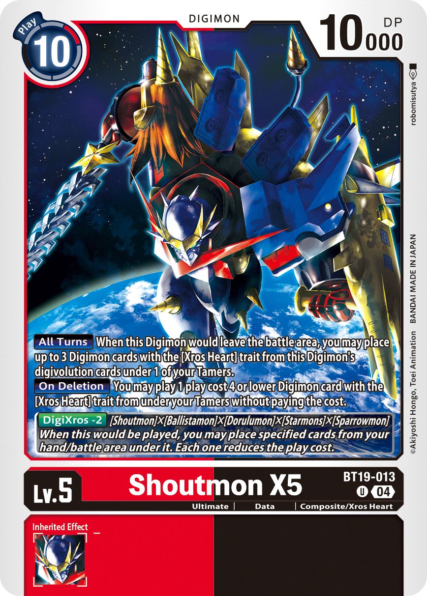 Shoutmon X5, BT19-013