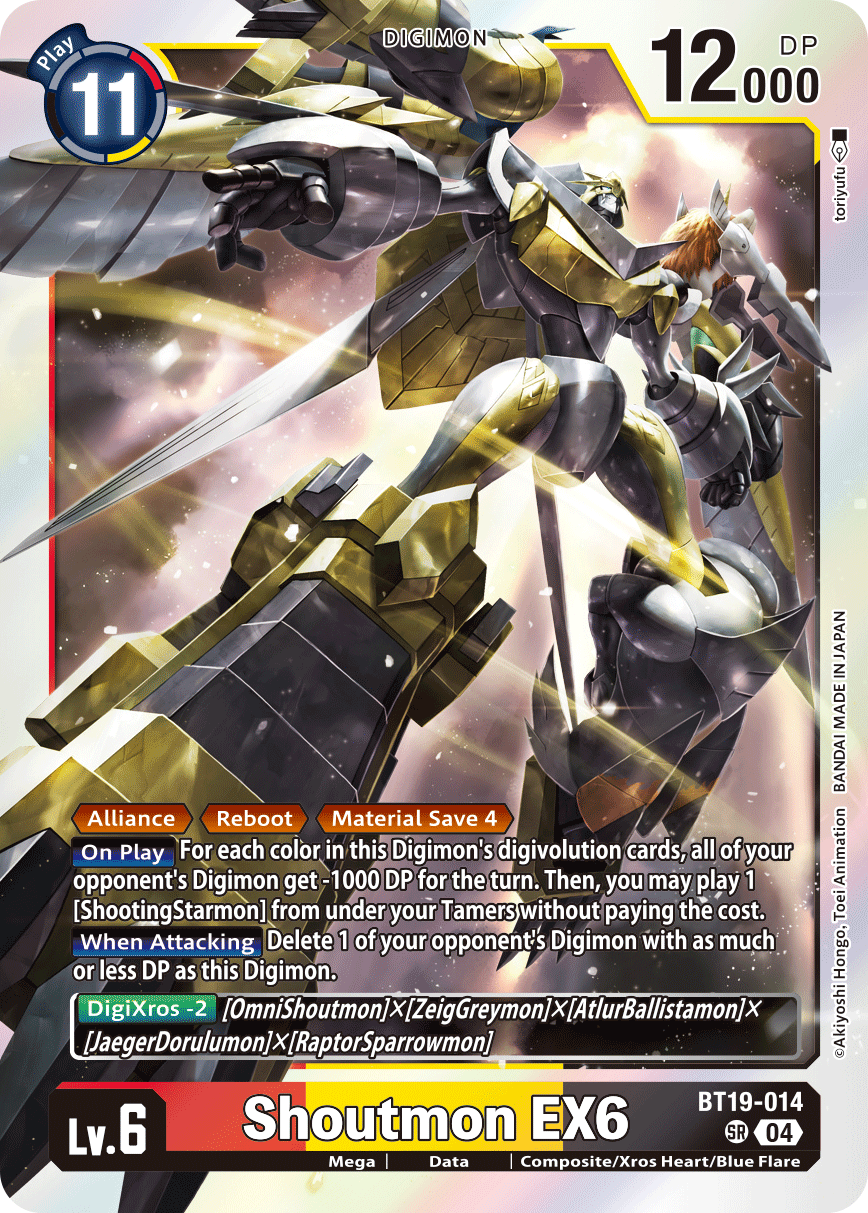 Shoutmon EX6, BT19-014