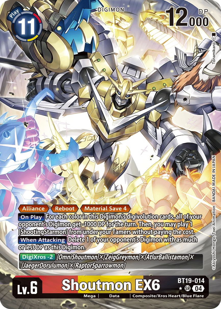 Shoutmon EX6, BT19-014-p1