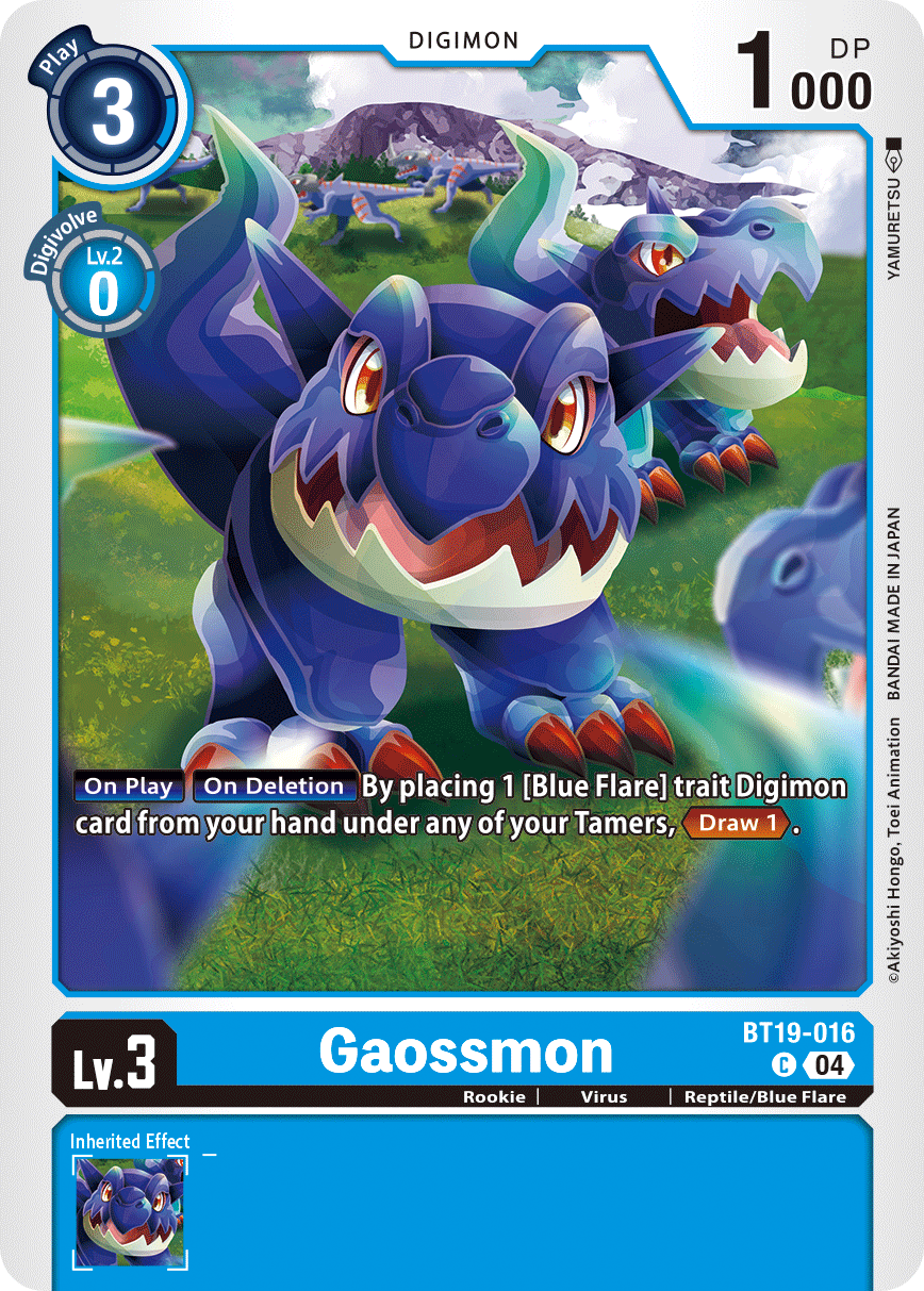 Gaossmon, BT19-016