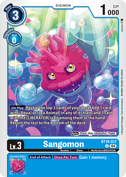 Sangomon, BT19-017