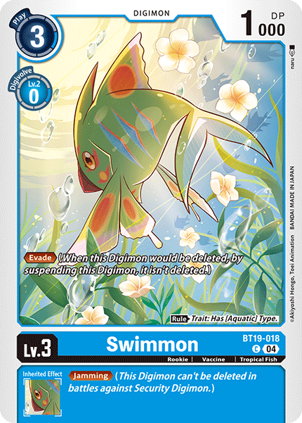 Swimmon, BT19-018