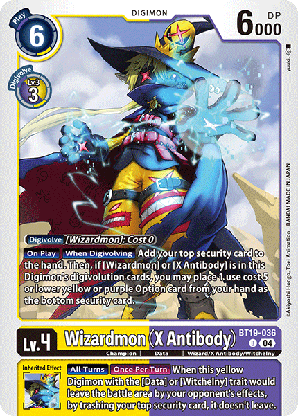Wizardmon (X Antibody), BT19-036