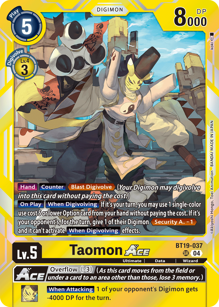 Taomon ACE, BT19-037