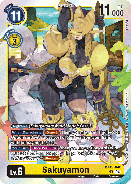 Sakuyamon, BT19-040