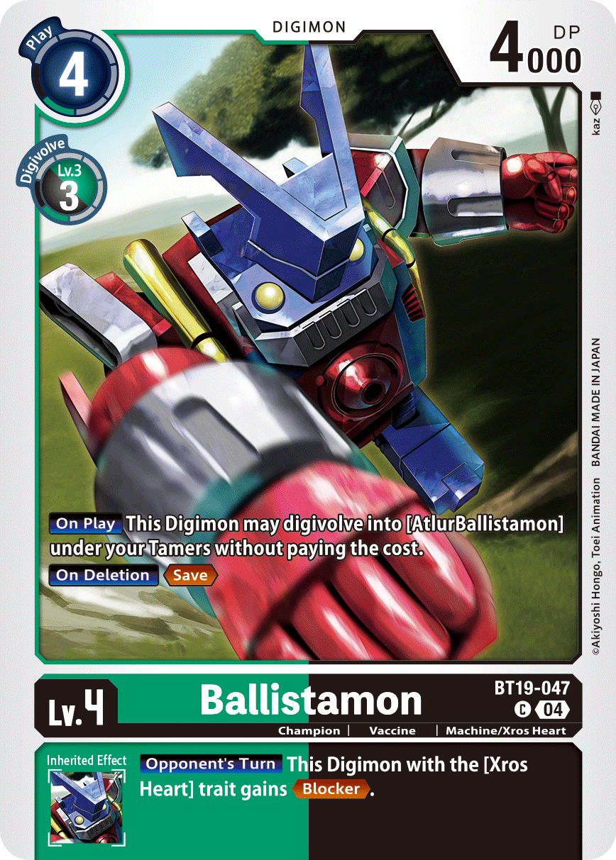 Ballistamon, BT19-047