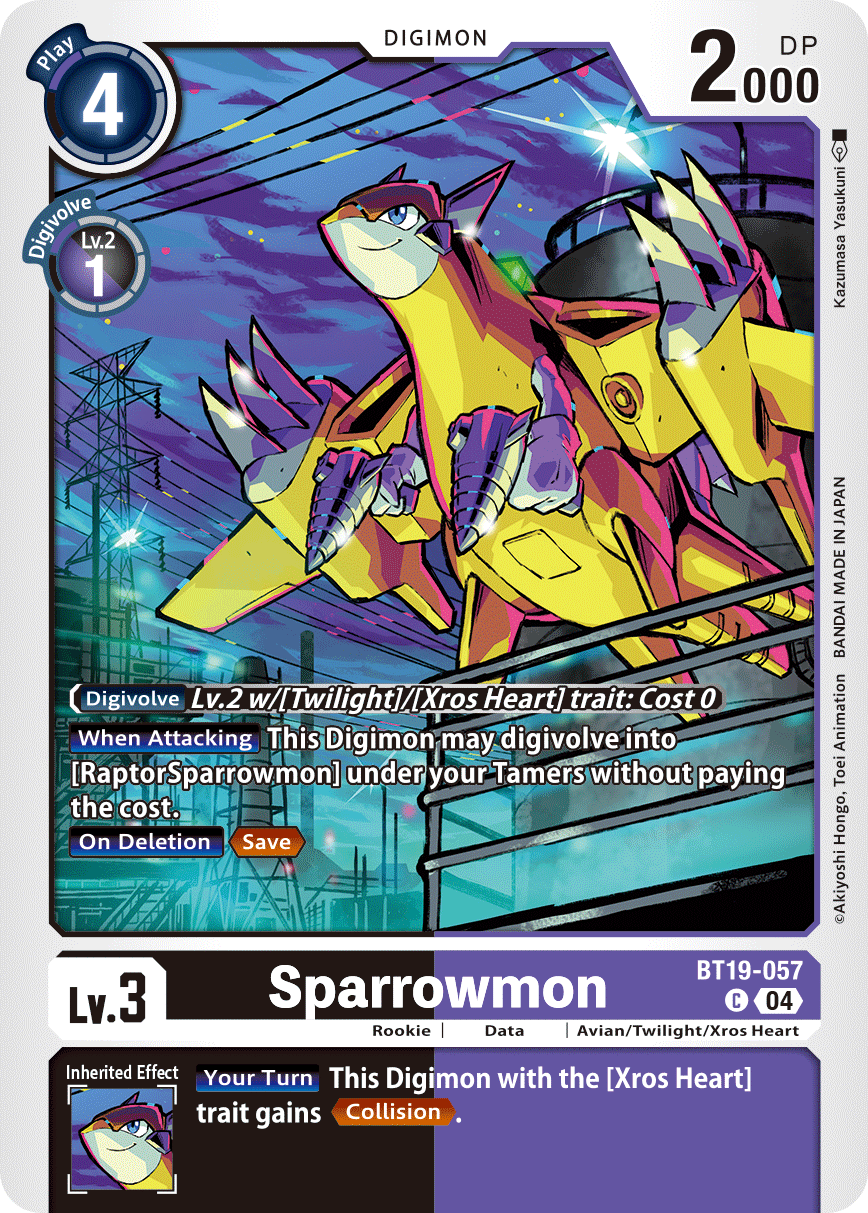 Sparrowmon, BT19-057