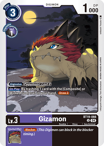 Gizamon, BT19-066