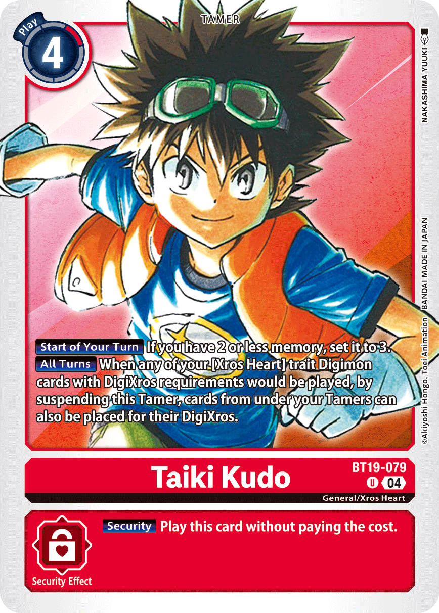 Taiki Kudo, BT19-079