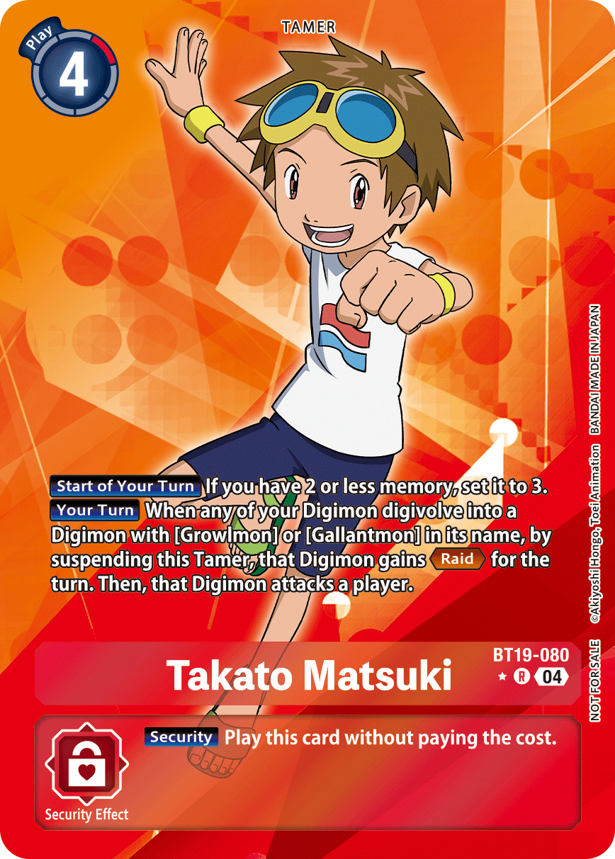 Takato Matsuki, BT19-080-p1