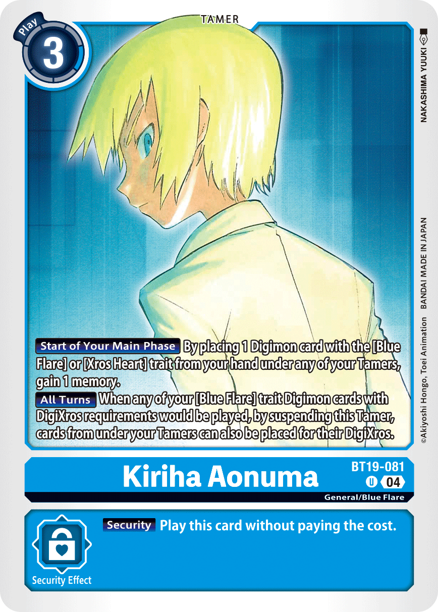 Kiriha Aonuma, BT19-081