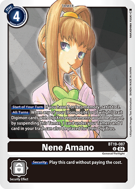 Nene Amano, BT19-087