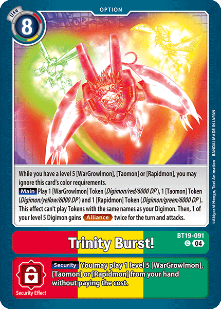 Trinity Burst!, BT19-091