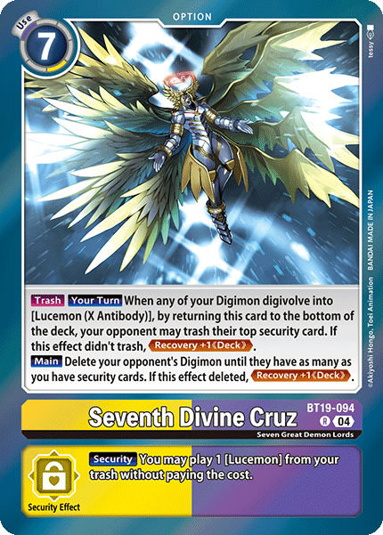 Seventh Divine Cruz, BT19-094