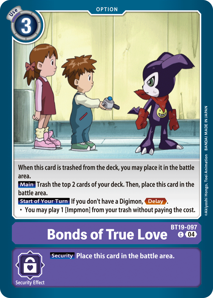 Bonds of True Love, BT19-097
