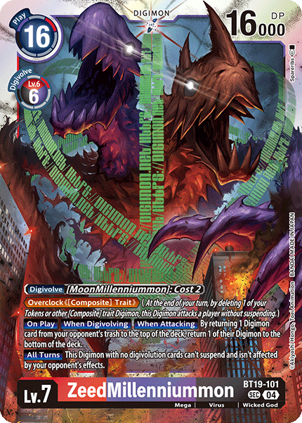 ZeedMillenniummon, BT19-101