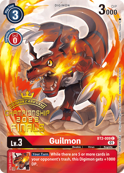 Guilmon, BT2-009-p1