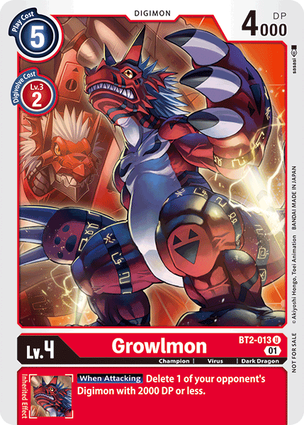Growlmon, BT2-013-p1