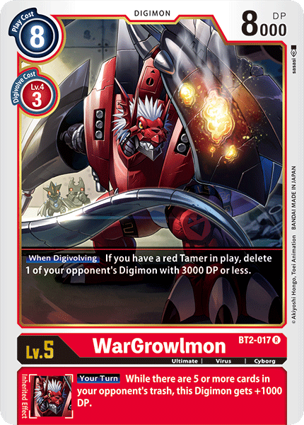 WarGrowlmon, BT2-017