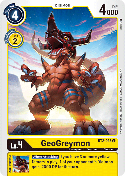GeoGreymon, BT2-035
