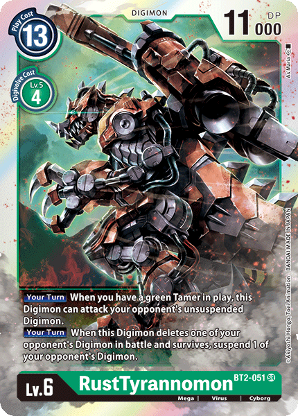 RustTyrannomon, BT2-051