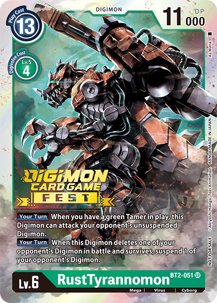 RustTyrannomon, BT2-051-p1