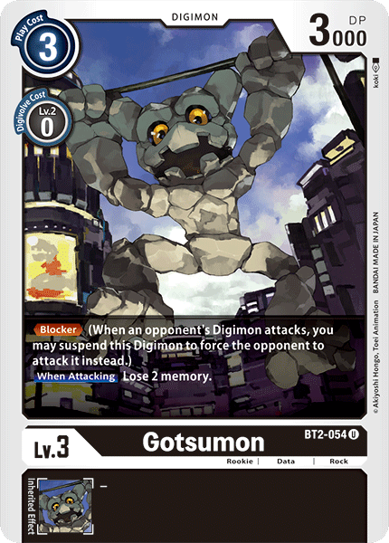 Gotsumon, BT2-054