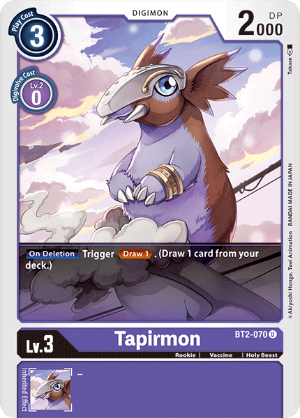 Tapirmon, BT2-070